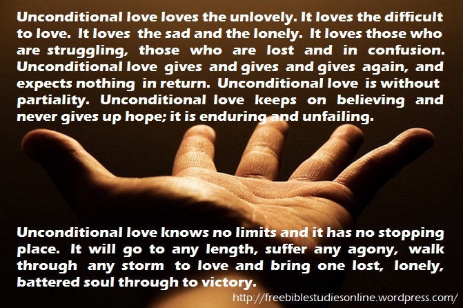 unconditional love sayings